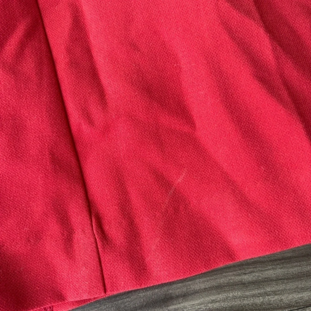WAYF NEW Button Down Mini Fitted Classic Red Dress